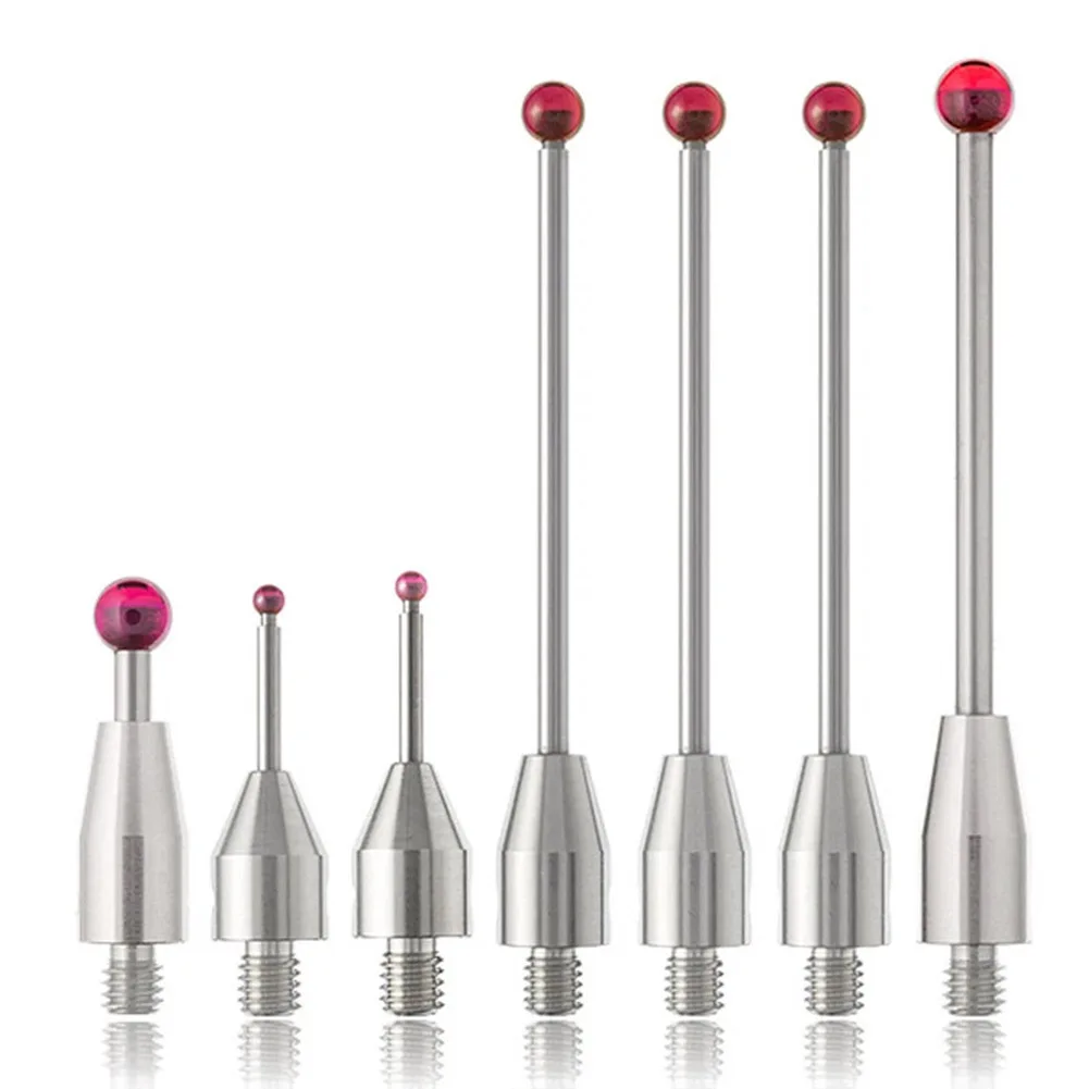 

1pc CMM Touch Probe Thread Shank Ball Tip Carbide Stem CMM Stylus Non-magnetic Non-conductive High-Precision Measurements