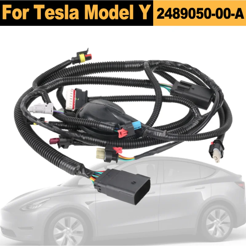 

Жгут проводов панели радиатора и бака для воды 2489050-00-A для Tesla Model Y 2021-2024, замена проводки рамы портального крепления и ACC