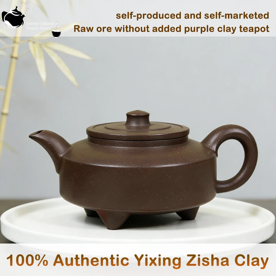 

100% Authentic Yixing Zisha Clay Chinese Traditional HandmadeYixing Purple Sand Tea Pot Elegant Tea Maker for Home, Office, Gift