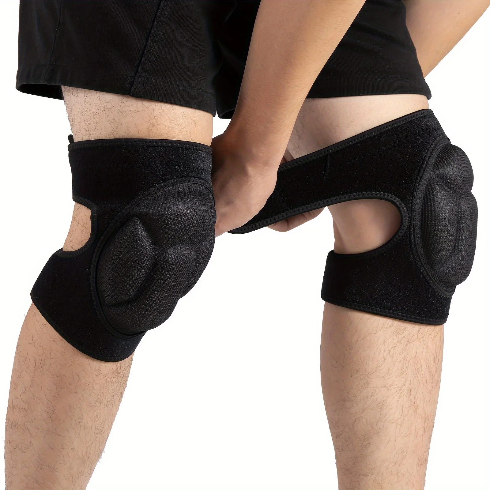 Knee Pads for Garden, Gardening, House Cleaning,Construction Work, Volleyball, Flooring Kneepads with Thick EVA Foam Padding