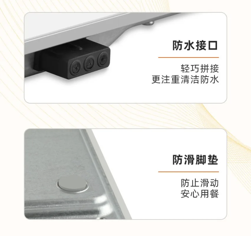 Splicing vegetable heating board, splicing heating board, hot cutting board, convenient storage of thermal insulation board