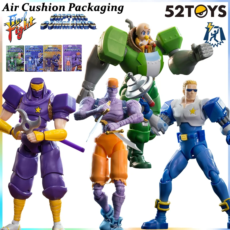 

52TOYS Genuine Lightning Dancer Series Captain Commando Baby Head Captain Commando Ginzu Ninja Knife Action Figures Model Toys