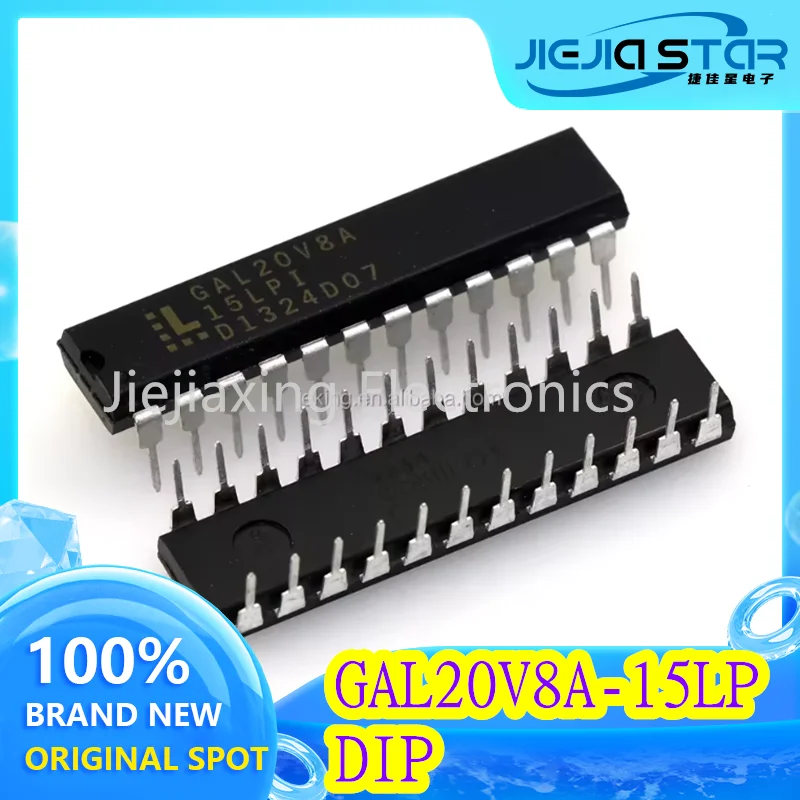 (1/5piece) GAL20V8A-15LP GAL20V8A DIP14 Chip IC 100% Brand New Original Spot Electronics