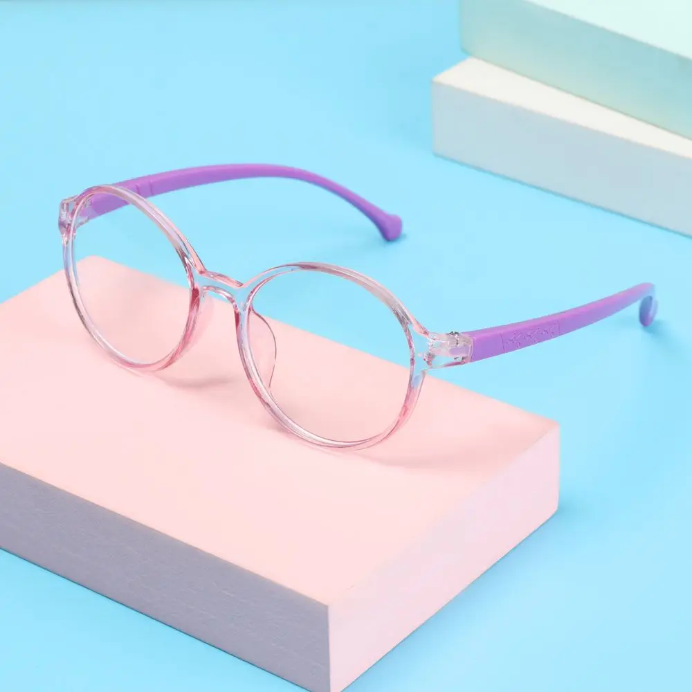 Fashion Online Classes Computer Kids Glasses Ultra Light Frame Comfortable Eyeglasses Anti-blue Light