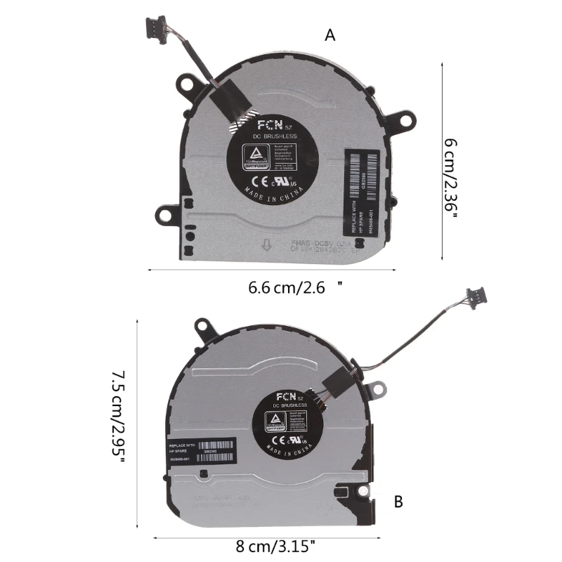 CPU GPU Disminato enfriamiento del disipador calor para envidia 15m-EU 15M-ES Radiators Radiators Notebook Assink sin