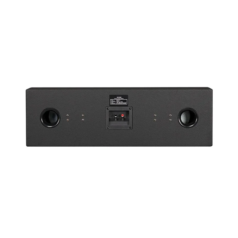 Home theater audio ultra-thin wall-mounted center monitor wooden passive full-range speaker