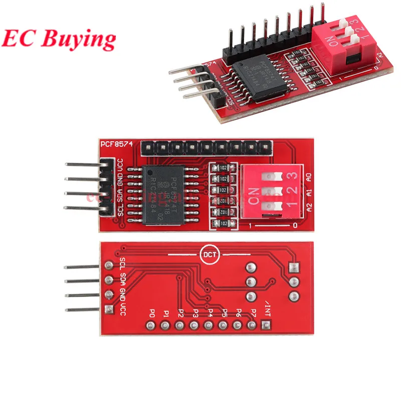 1-10Pc PCF8574 I2C Interface 8bit IO MCU Expansion Board I/O Expander IIC Bus Evaluation Development Module AVR STM8 For Arduino