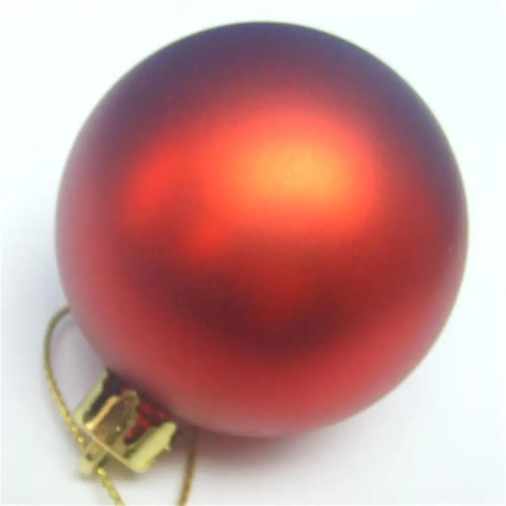 New design cheap 8 cm plastic Christmas ball for Christmas decoration and party decoration