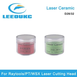 LEEOUKC Laser Ceramic 28/32mm M1 M14 Nozzle holder WTC-01A KT B2 For Fiber Laser Cutting Head  HPSSL KC15 NC30 BM111 BT240S