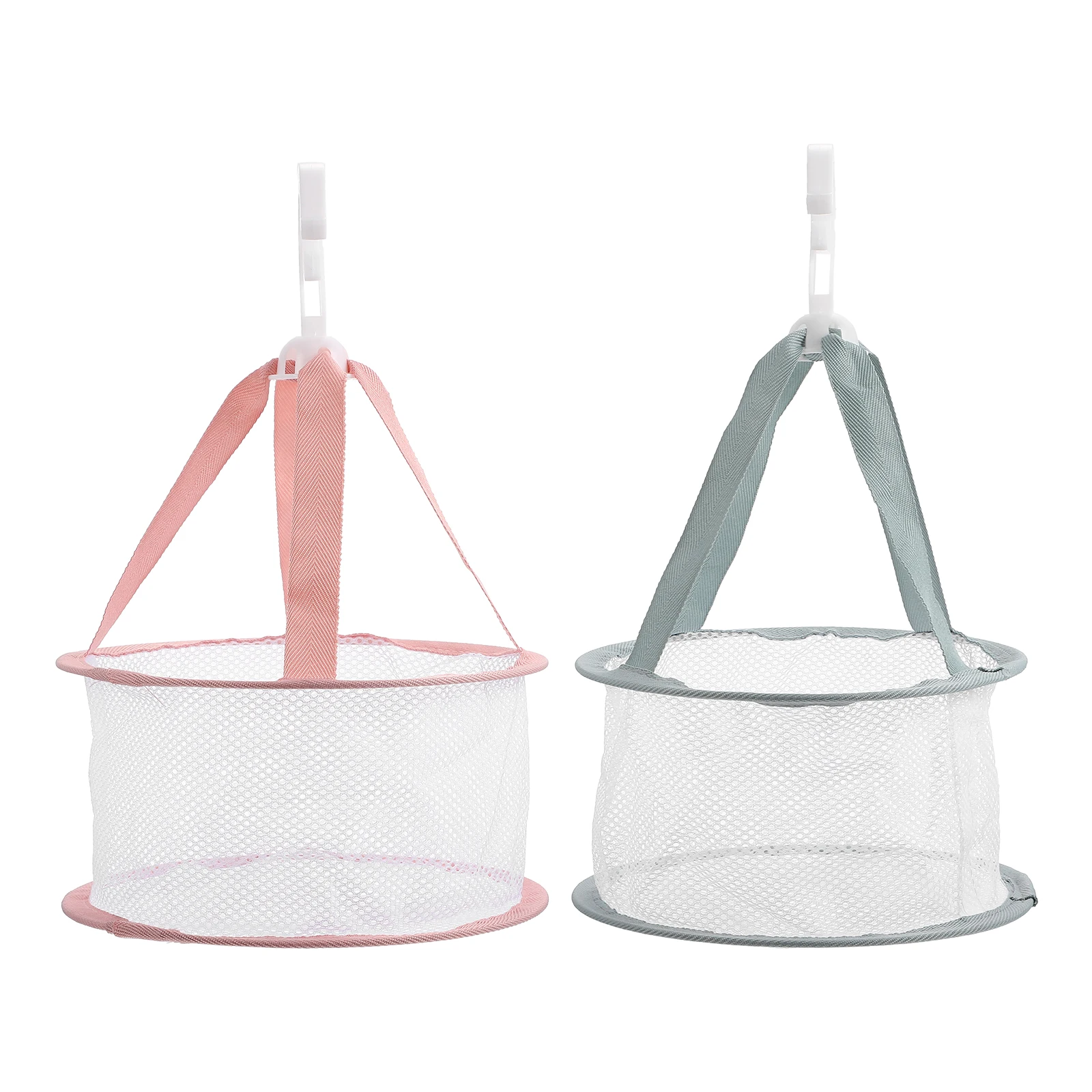 

2Pcs Beauty Drying Net Hanging Mesh Rack Portable Foldable Clothes Dryer Laundry Basket Home Home Use Clothing Drying Basket