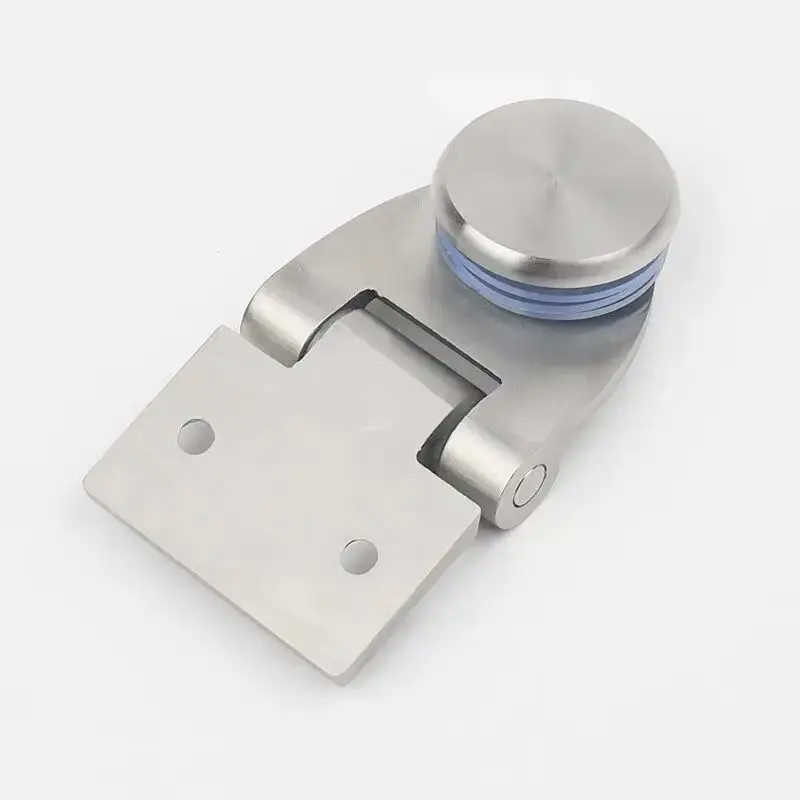 4PCS Stainless Steel Glass Door Hinges Display Cabinet Hinges Dining Deli Window Pet Gate Door Hinges Mechanical Equipment Hinge
