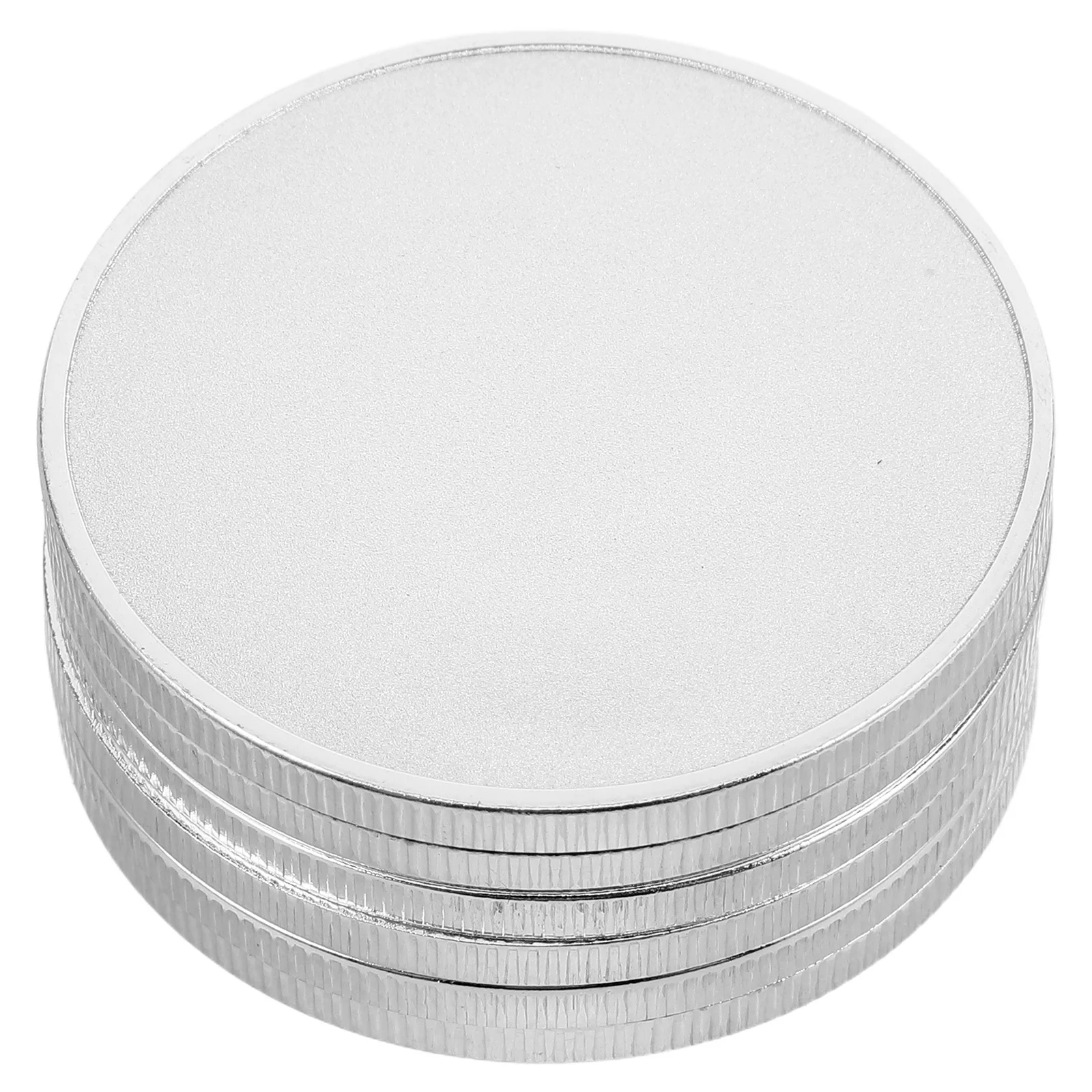 

6 Pcs DIY Blank Coin Challenge Coins Commemorative Crafts Supply Engraving Pendants for Collection