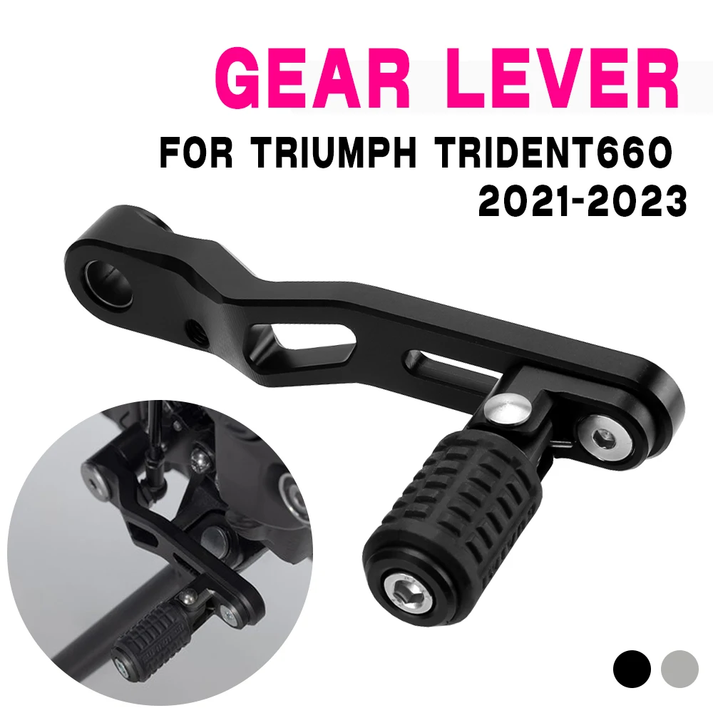 Motorcycle CNC Shift Pedal Lever Fit For Trident660 2021-2024 Adjustable Folding Gear Shifter For TRIUMPH TRIDENT 660 2022 2023