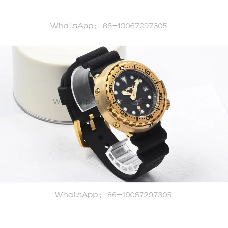 Bronze Canned Tuna C3 Luminous Automatic Mechanical Waterproof Watch