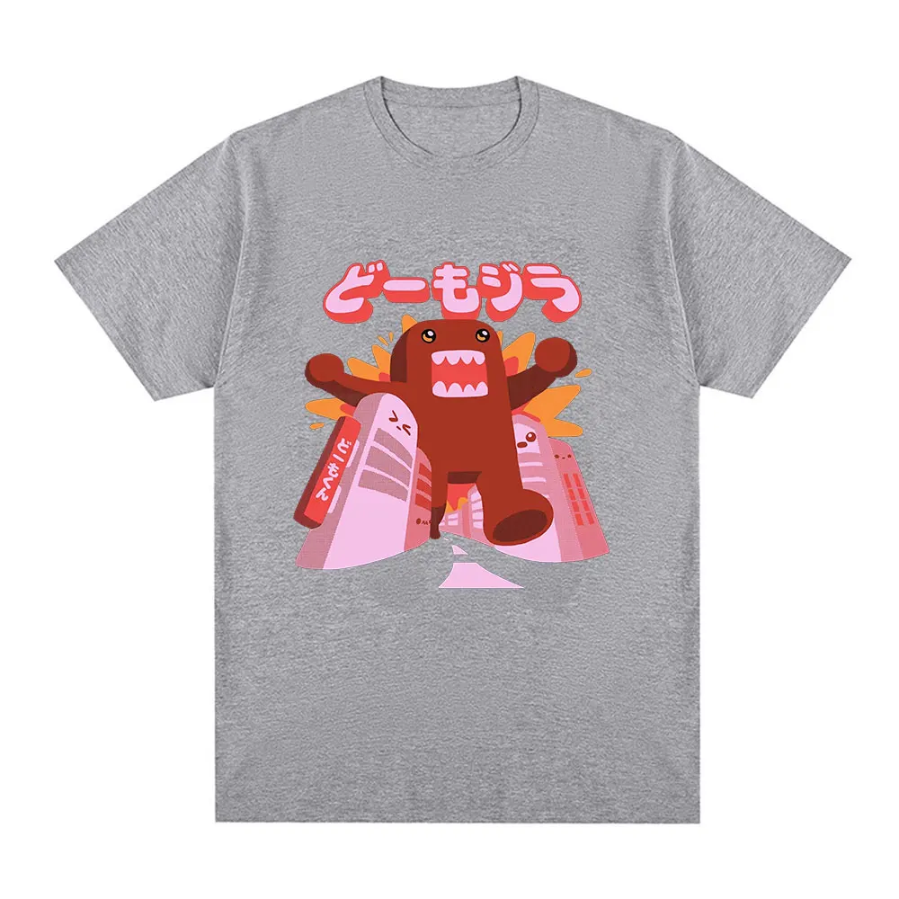 Domo Kun Monster Graphic T Shirts Men's Women Cotton Casual T-Shirts Humor Short Sleeve Oversized T-shirt Harajuku Streetwear