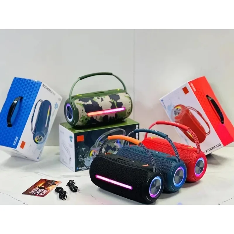 Colorful Lamp Subwoofer Waterproof and Dustproof Bluetooth Speaker Outdoor Professional Mini Party Box Speakers