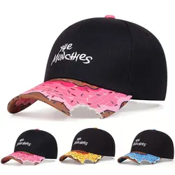 Unisex Letter Embroider Watermelon Printing Snapback Baseball Caps Outdoor Adjustable Casual Hats Sunscreen Hat