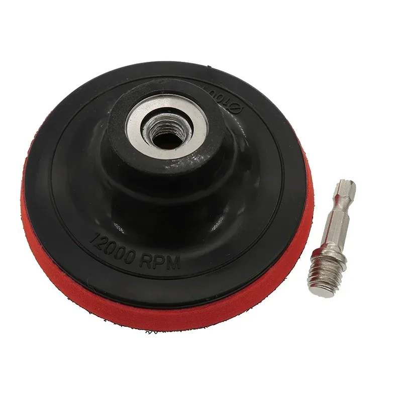 M10 electric disc polishing adhesive tray 4-inch plush sandpaper suction cup angle grinder polishing polishing disc thread 5pcs