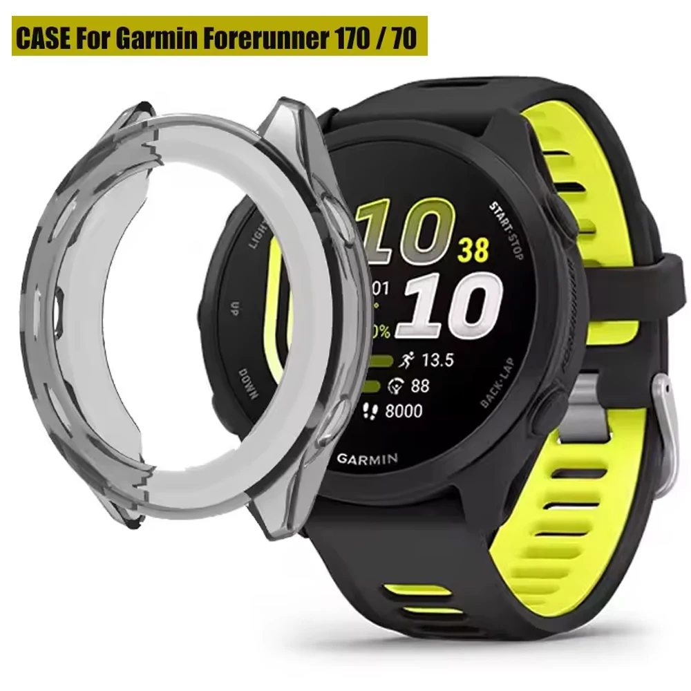 For Garmin Forerunner 170 TPU Protective Case Samrt Watch Strap Cover Bumper Smart Accessories For Garmin Forerunner170