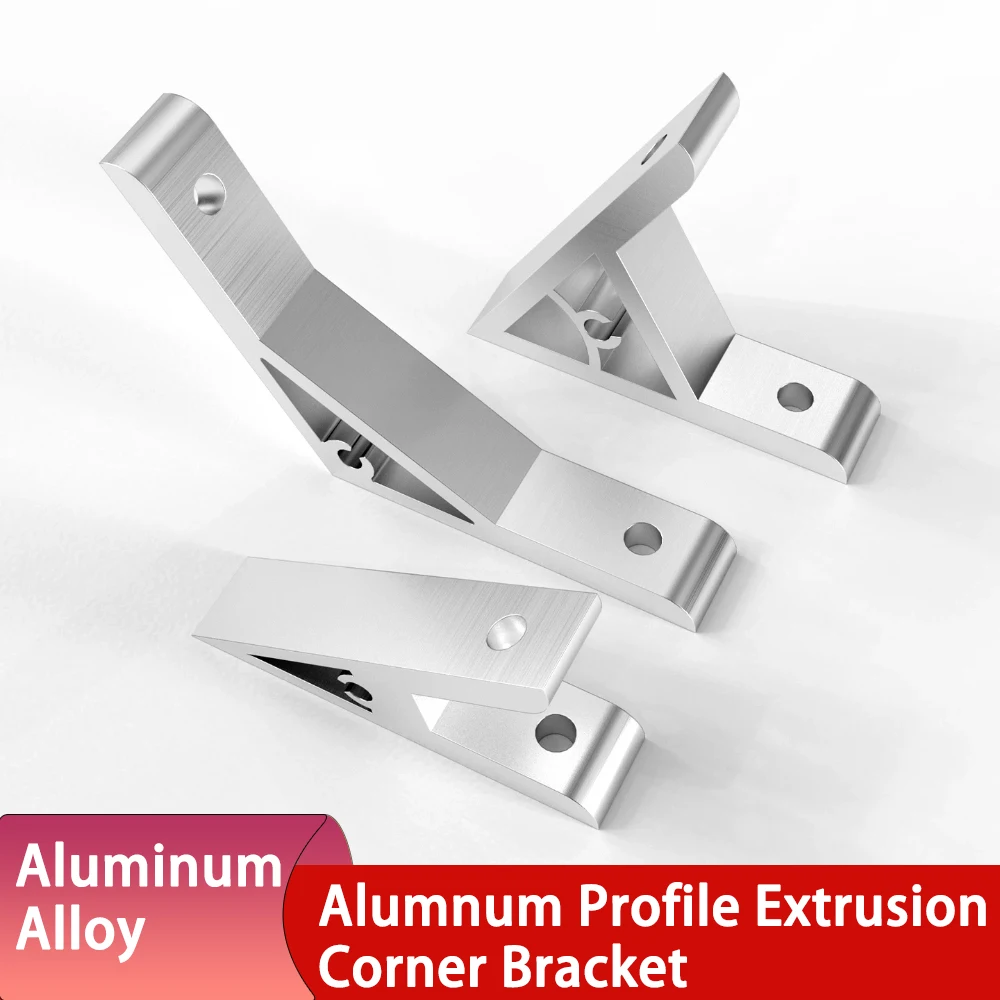 2Pcs 60/120/150 Degree Corner Angle Bracket Connection Joint For Aluminum Profile Extrusion Corner Bracket Hardware