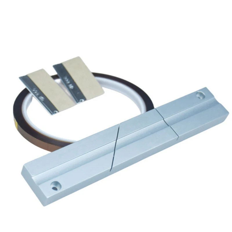 For REVOX/STUDER 1/4Inch Tape Universal Splicing Blocks + Hold Tape Repair Kit Set Last Item Available(B) Easy To Use