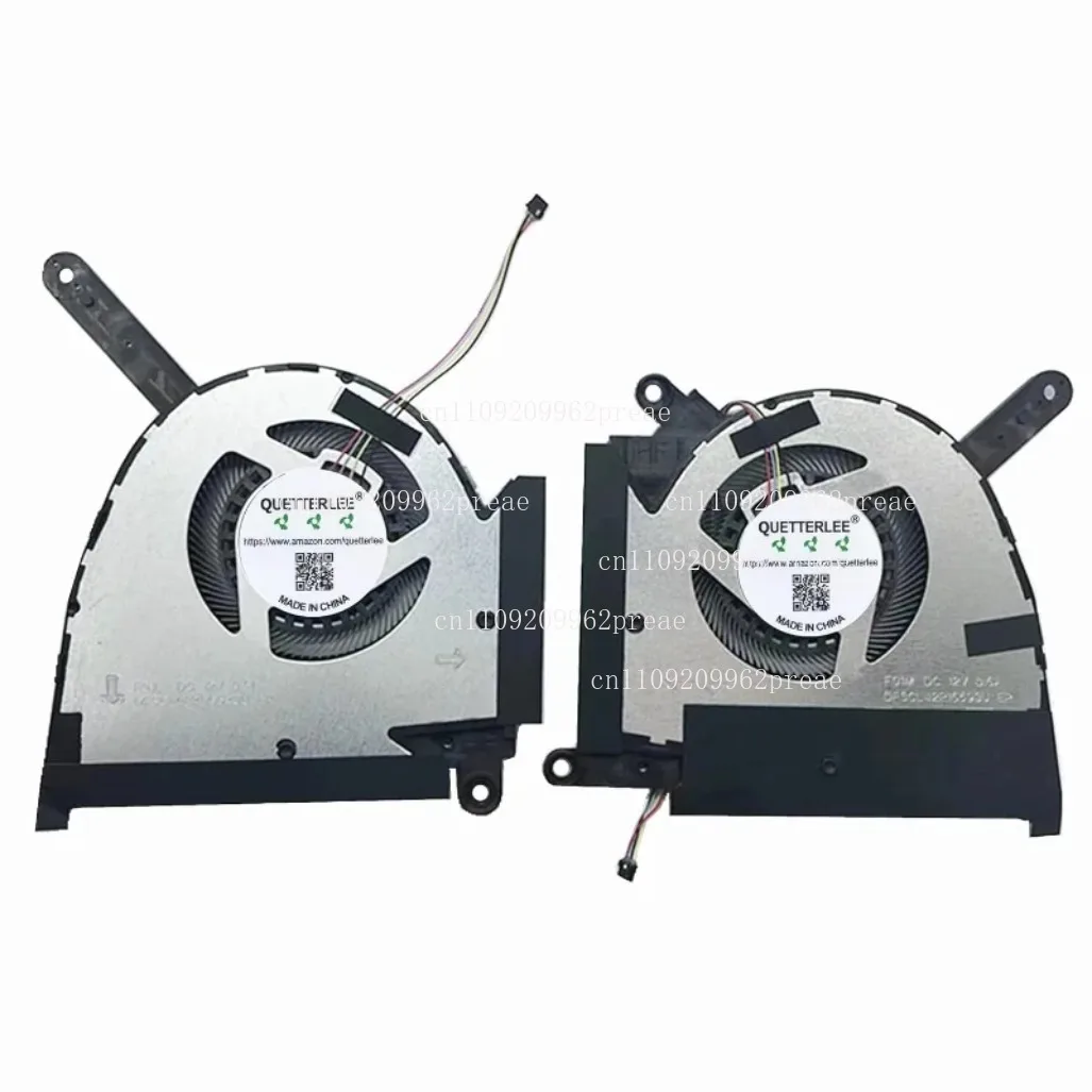 For ASUS TUF Dash 15 (2022) FX517 FX517ZM FX517ZM-AS73 FX517ZR FX517ZC Series CPU GPU Cooling Fan DC12V 0.6A Fit RTX3060 RTX3070