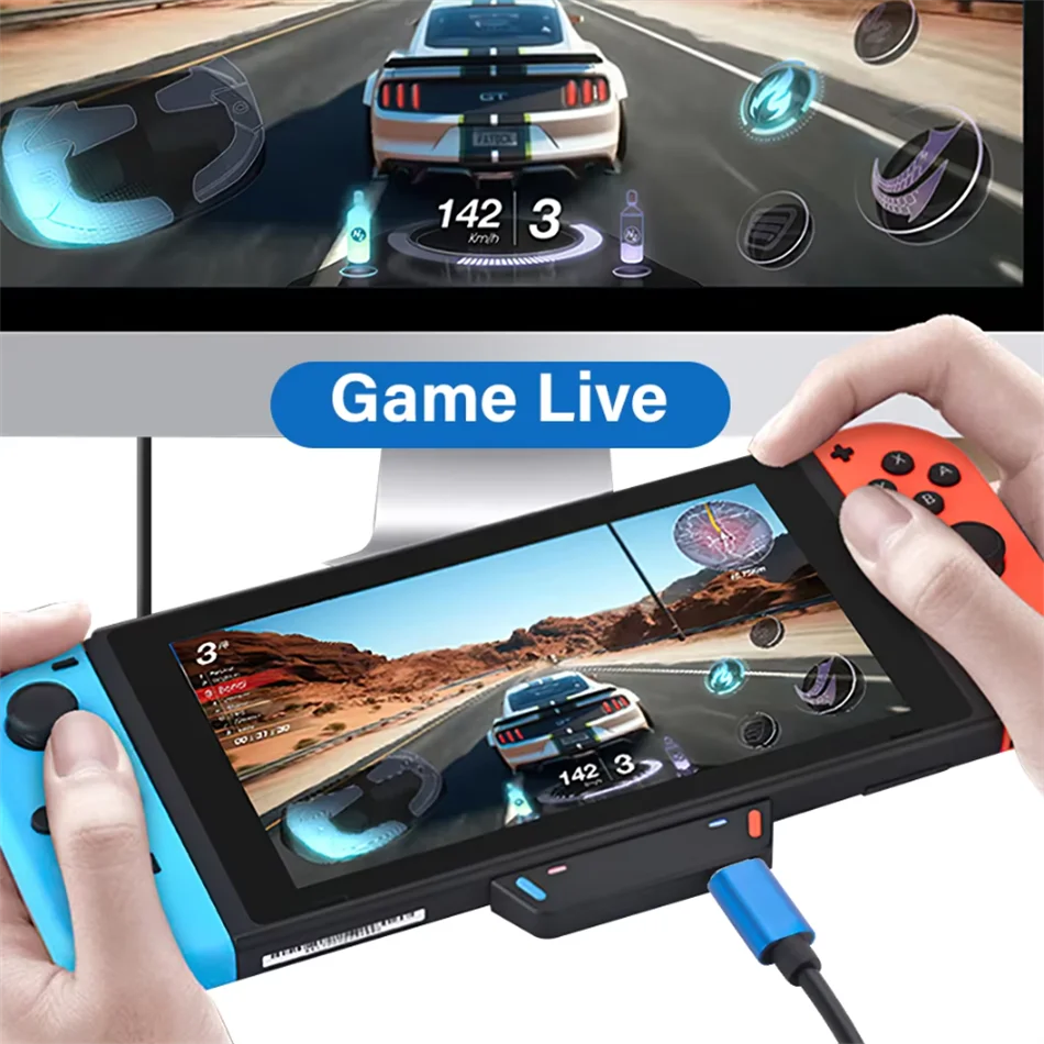 Video Capture Card USB 3.0 HD 1080P Type C HDMI-compatible Micro USB Video Grabber Record for Camera Live Broadcast Camera image 3