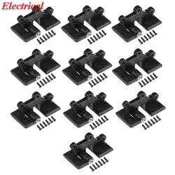 RC Hinges Hatch Hinge L30 x W16 mm, for RC Model Airplane Parts Black