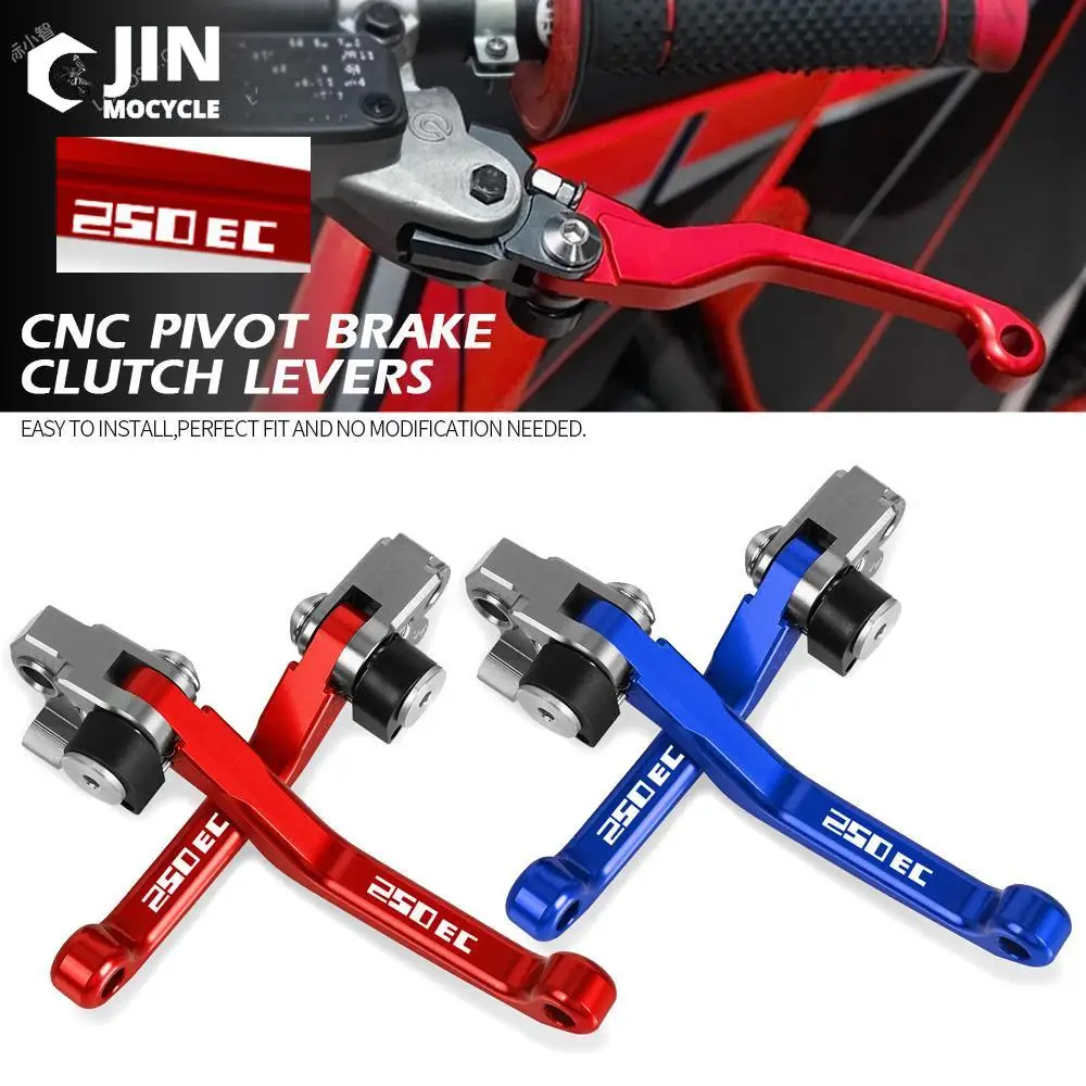 

For GASGAS 250EC 250 EC 2005-2018 2017 CNC Aluminum Motorcoss Pit Dirt Bike Pivot Foldable Brake Clutch Levers With LOGO 250EC