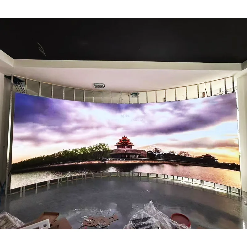 P2/P2.5/P3/P4 Flexible LED Display Indoor Advertising Conference Stage Screen