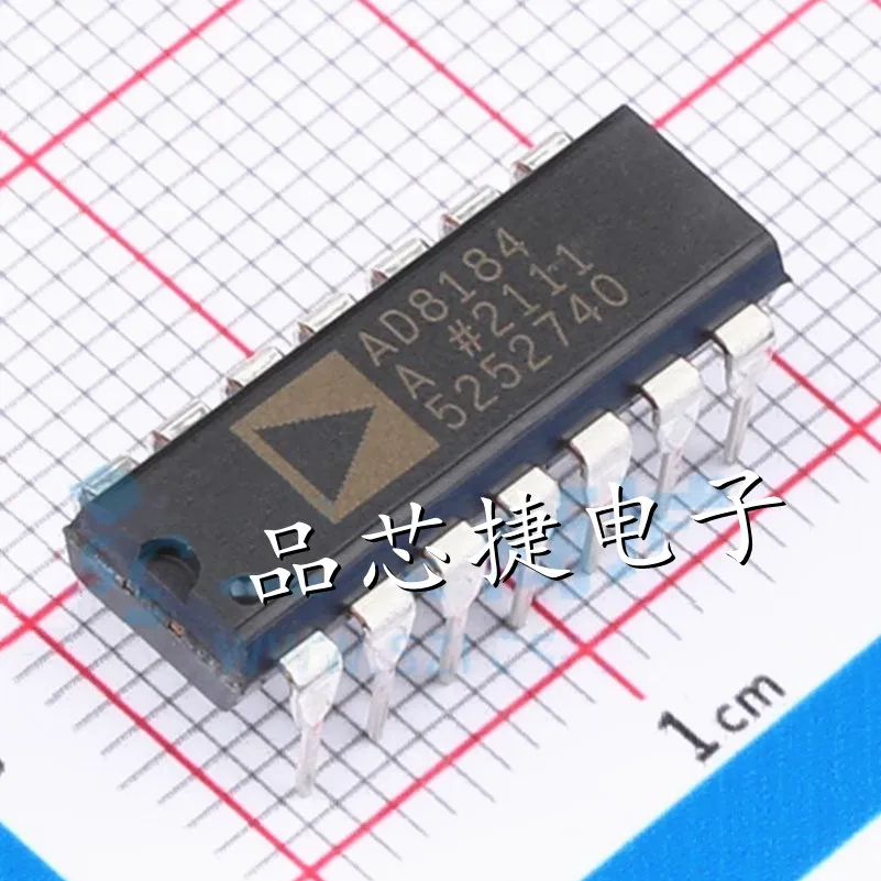 10pcs/Lot AD8184ANZ Marking AD8184A DIP-14 700MHz, 5mA 4-To-1 Video Multiplexer