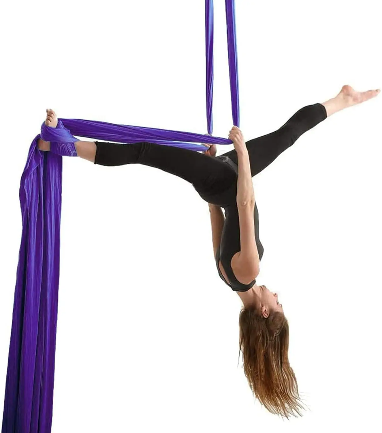 Premium Aerial Silks Equipment Yoga Pilates Swing Aerial Yoga Antigravity Hammock Trapeze for Acrobatic Dance,Air Yoga, Aerial Y