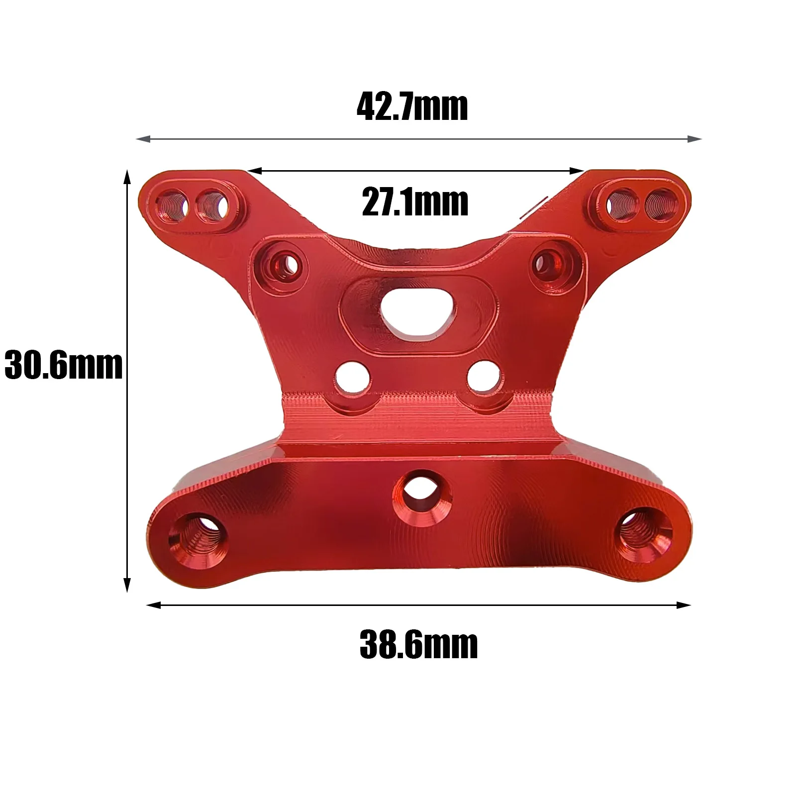 Front and Rear Shock Absorber Brackets Kit for SCY 1/16 16101/16102 16103 RC Car Accessories- RC Car Upgrade Part