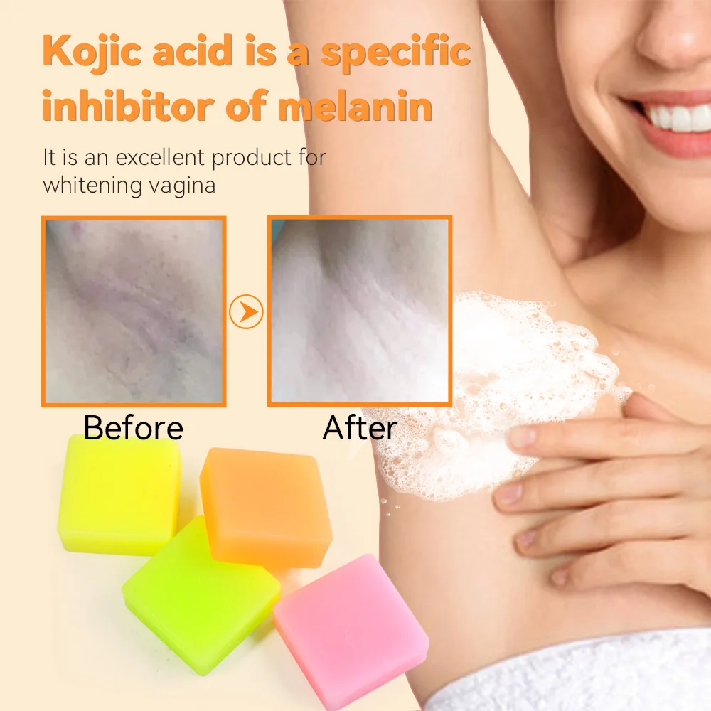 Handmade Kojic Acid Yoni Soap And Oil Body Intimate Whitening Vaginal Itching Odor Relief Ph Balance Anti Infection For Women