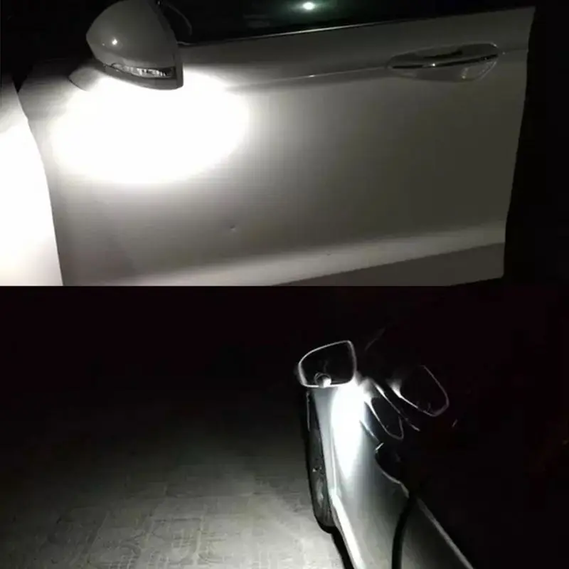 2Pcs Easy Installation Car LED Under Mirror Puddle Light for Edge for Explorer for Taurus F-150