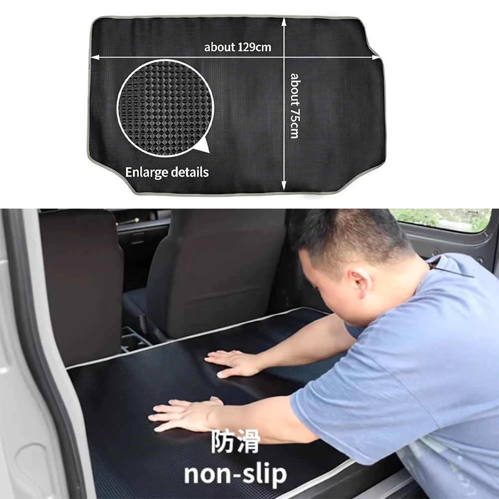 

SXMA JMN090-91 Trunk Floor Mat Rear Tailgate Liner pvc for Jimny JB74 3Door 2018++ Waterproof Pad Cover Interior Accessories