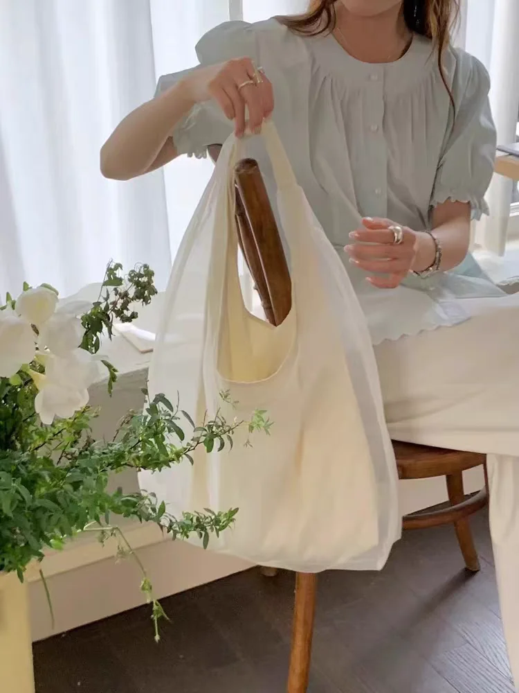 

ZAZL2025 Spring New Women's Large Capaci Me Single oulder Bag Versatile Underarm Bag Simple Sli Ins Sle Tote Bag