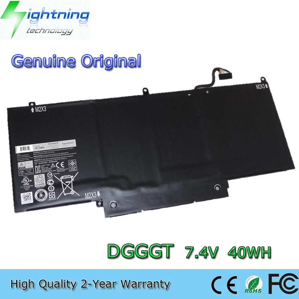 

Оригинальный аккумулятор для ноутбука DGGGT 7,4 В 40 Втч для Dell XPS11D-1308T XPS 11R-1508T XPS11D-1508T XPS11R GF5CV