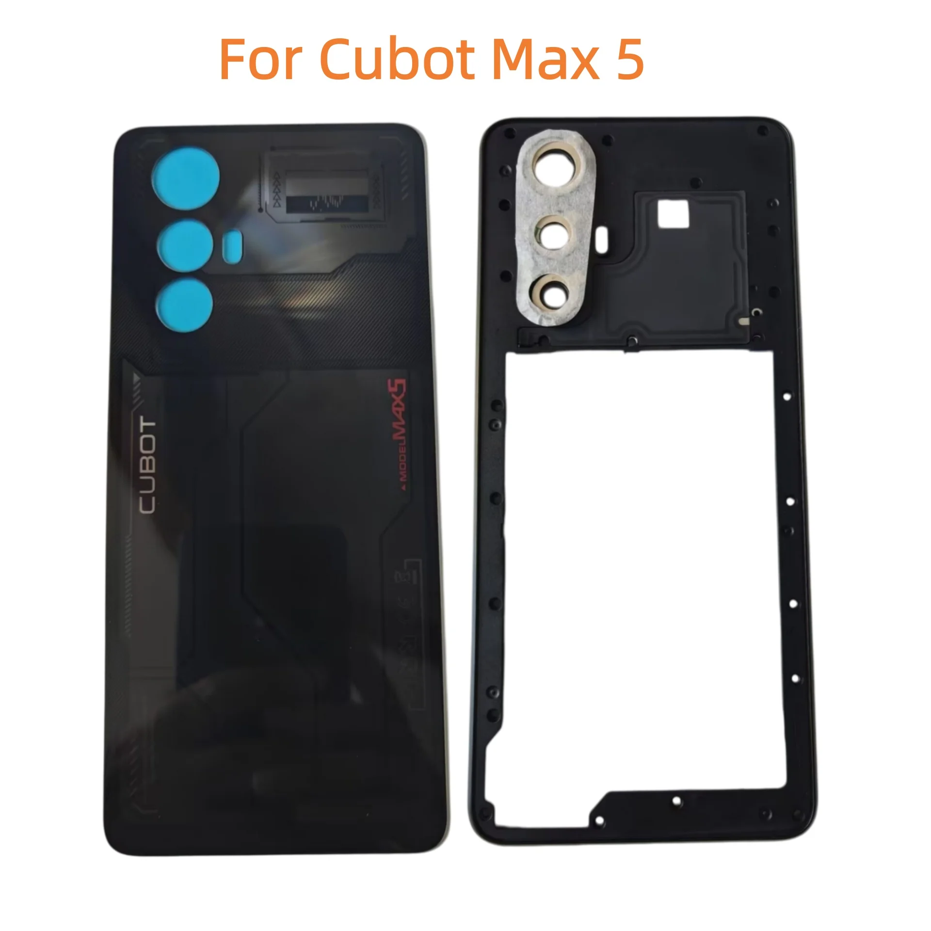 Original For Cubot Max5 Max 5 Cell Phone Durable Protective Back Battery Case Middle Housings Cover