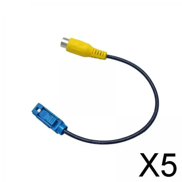 5X RCA Video Cable Reverse Camera Adaptor Cable RCA AV in Camera Video