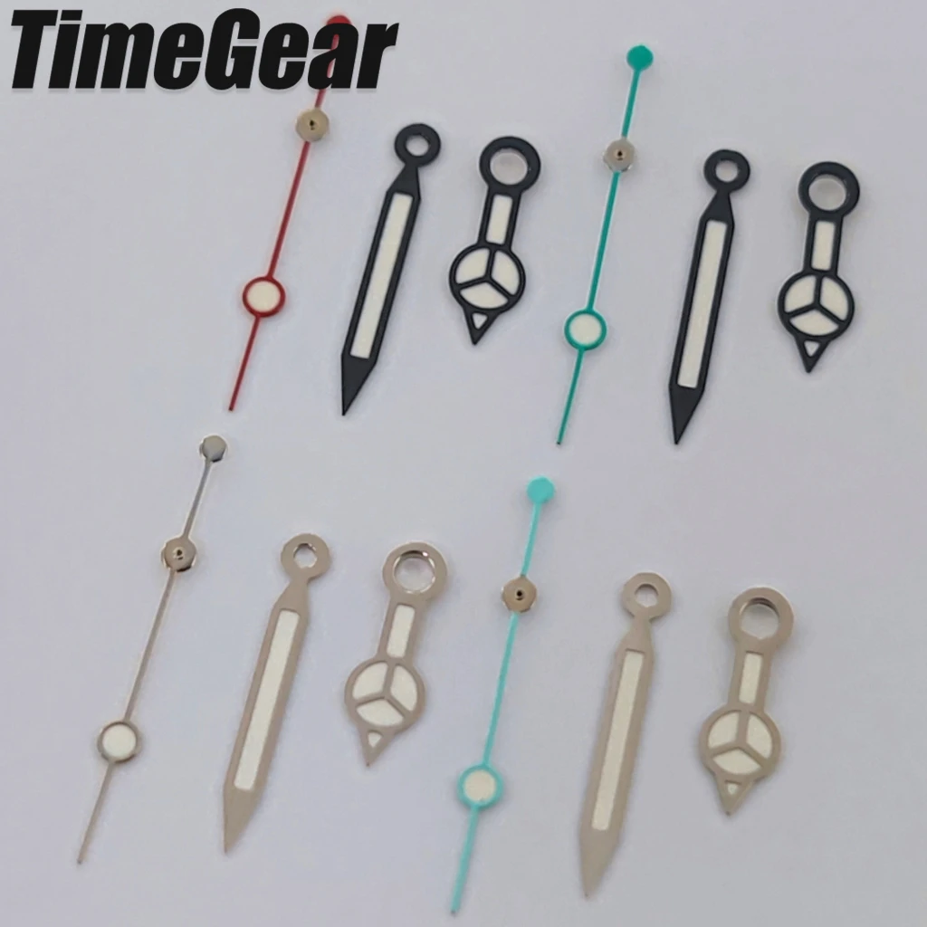 Uhrenzeiger Grün Leuchtend Passend für NH35 NH36 NH38 Uhrwerk SKX Zeiger Uhrenteile Submariner Mercedes Diver Aiguille Nadeln