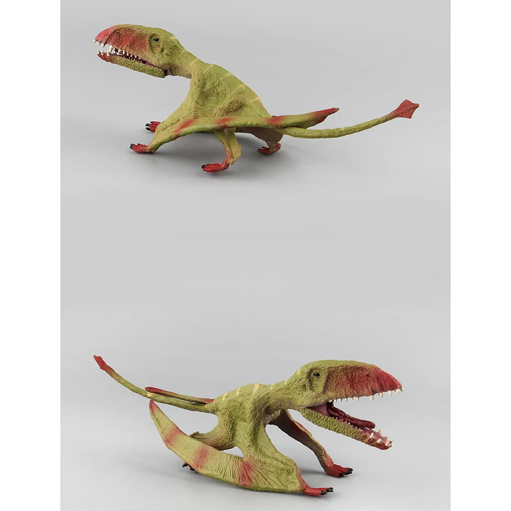 1pc Pterodactyl Model Toy Pterosaurs Decoration Plastic Dinosaur Model Adornment Vivid Dinosaur Model