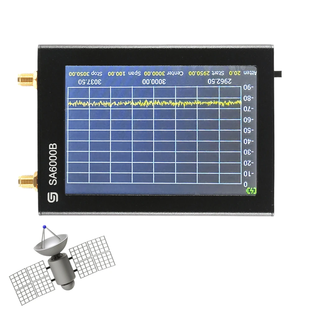 SA6000B 2 in 1 Handheld Spectrum Analyzer & Signal Generator Spectrum Analyzer Signal Generator Used As Phone RF Power Detector