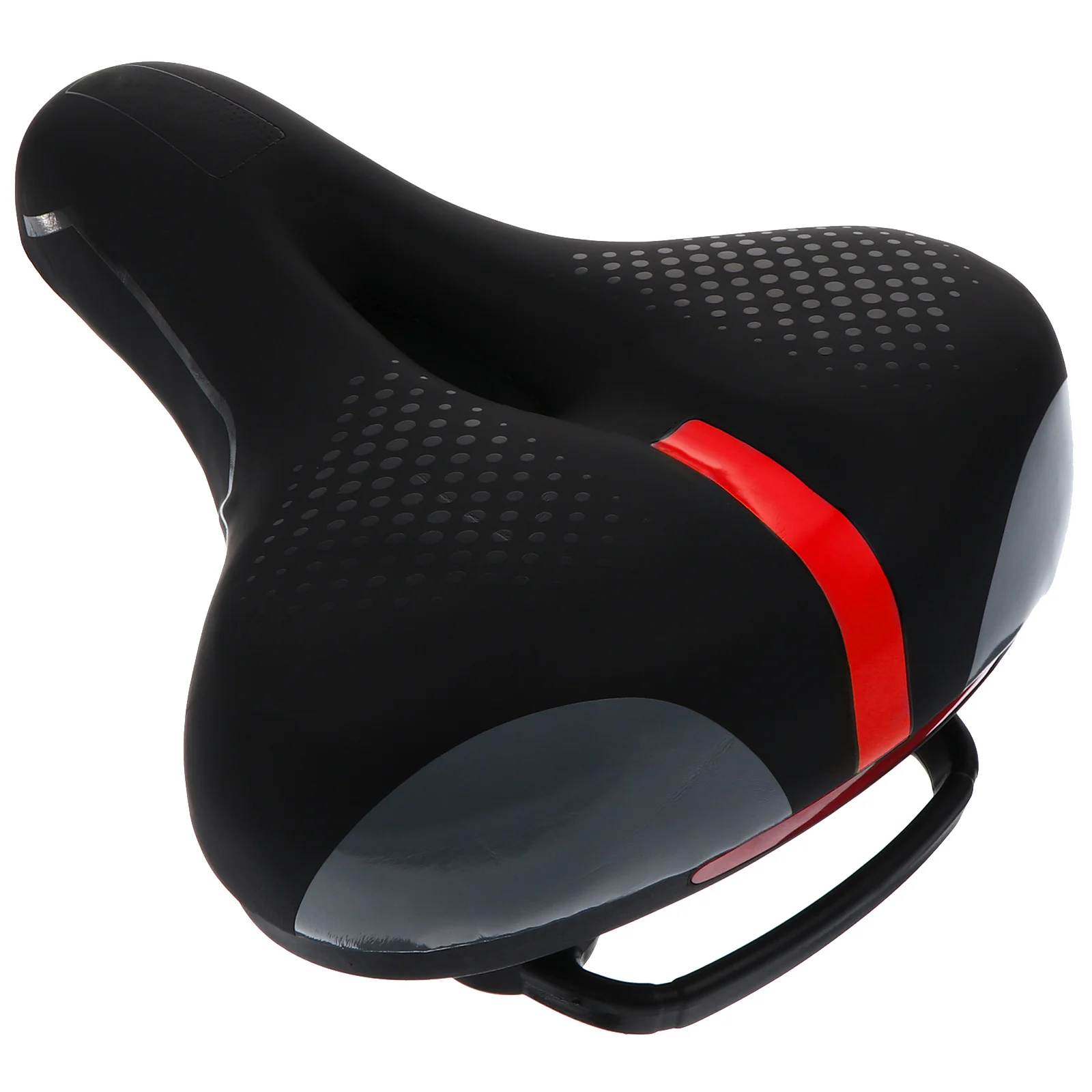 

Bike Saddle PU Mountain Bike Cushion Waterproof Breathable Shock-Absorption Soft Cycling Seat Replacement Seat