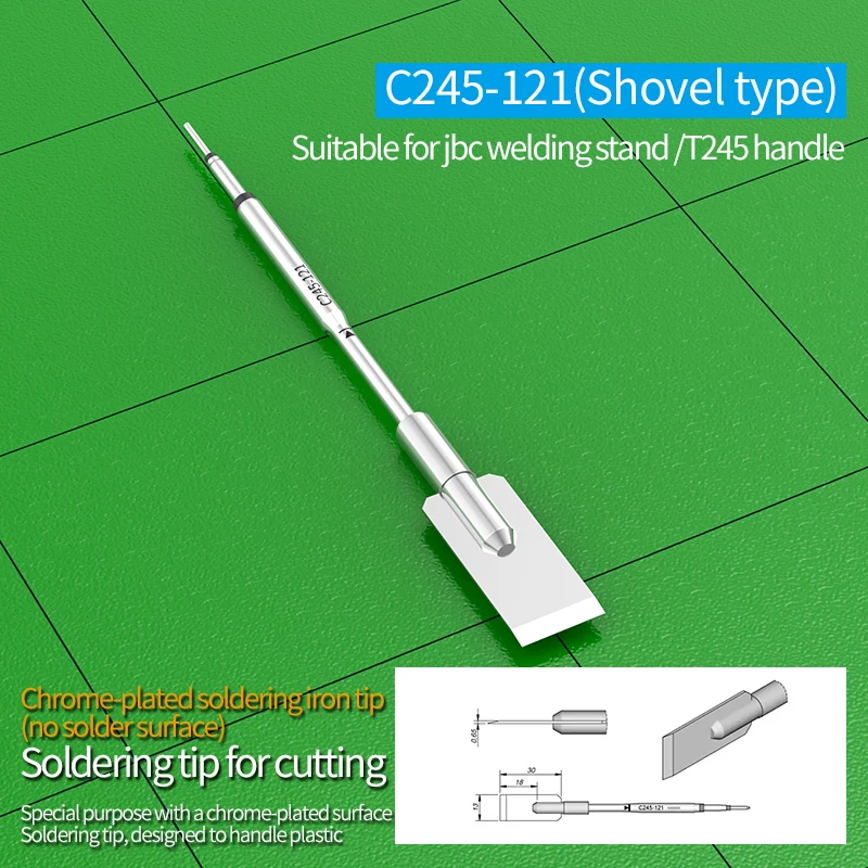 C245 Substituição De Ferro De Solda Ponta, Bico De Solda, Estação De Solda Compatível, C245-121, C245-138, C245-123, JBC T245