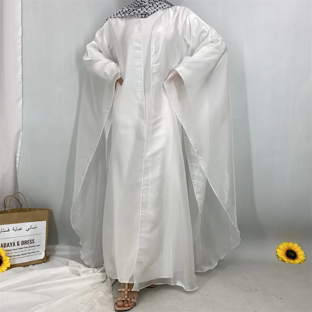

Luxury Dubai Abaya Dress for Women Muslim Kimono Cardigan Shiny Kaftan Turkey Caftan Kebaya Marocain Femme Robe Islam Jalabiya