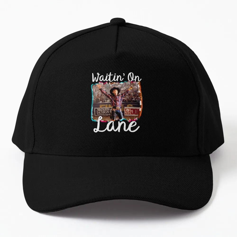 Waitin on lane funny cute 8 seconds cowboy cowgirl rodeo bull rider riding frost movie gift country Baseball Cap