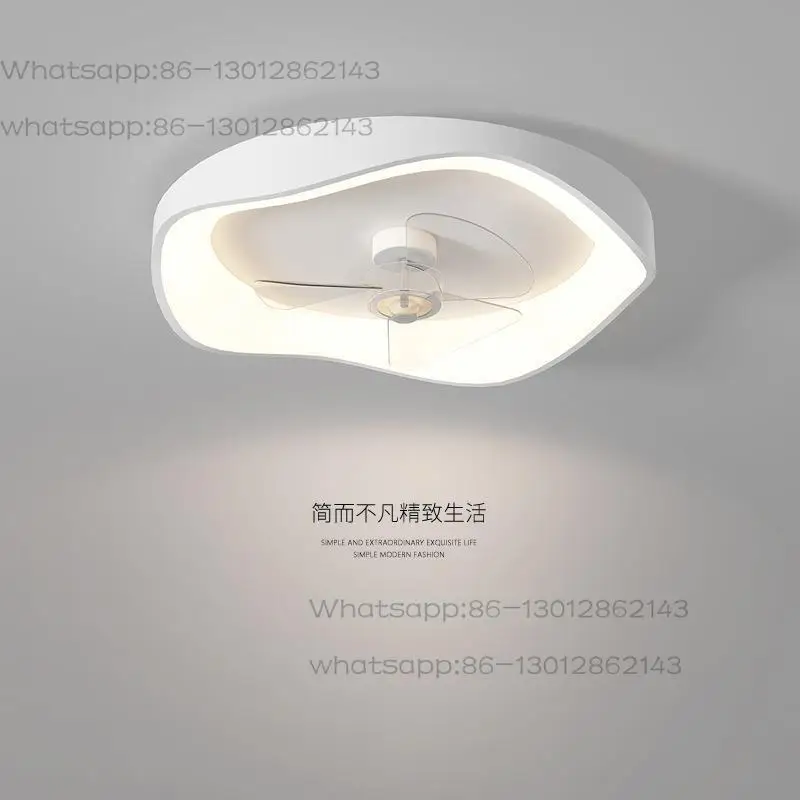 

Suitable For Nordic Creamy Style Bedroom Led Ceiling Fans White Ceiling Lights Modern Lustre Led Luminarias Pendant Fans