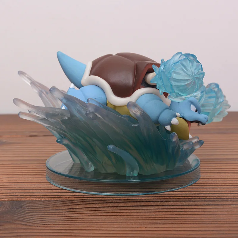 Pokemon 14Cm Blastoise Anime Figuren Pvc Model Voor Auto Desktop Ornament Auto Interieurdecoratie Speelgoed Verjaardagscadeau Voor Kinderen