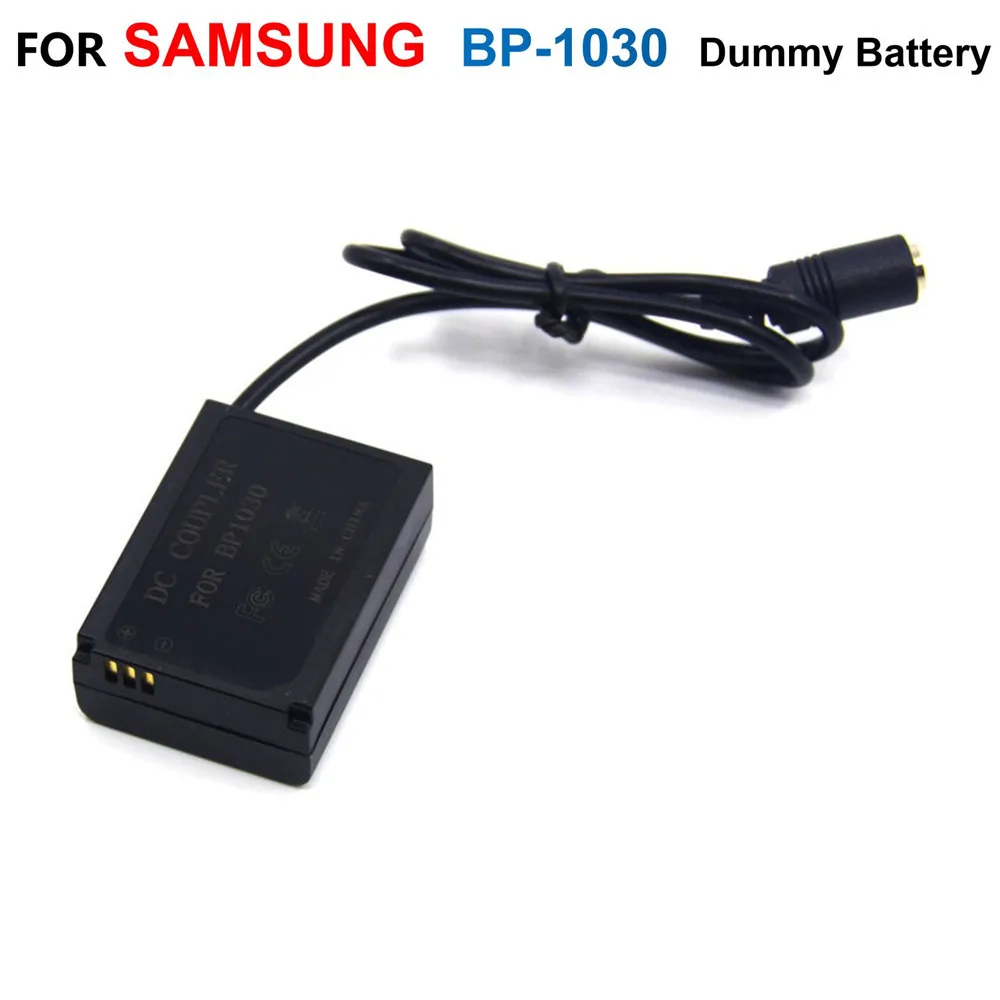 

BP-1030 BP1030 DC Coupler Dummy Battery For SAMSUNG BP1130 NX200 NX1000 NX2000 NX300 NX210 Camera